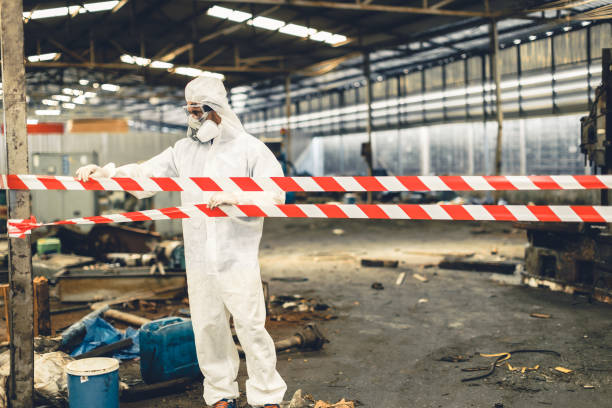 Professional Crime Scene Cleanup technician working in Newport, SC